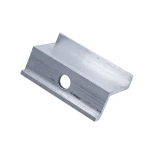 Abrazadera gris de 30 mm para montaje de paneles solares