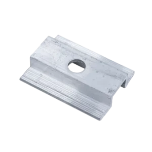 Abrazadera central gris 30 mm entre paneles solares