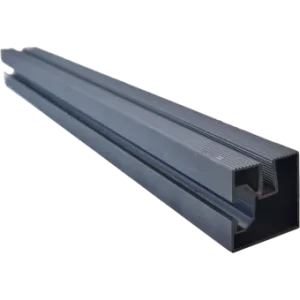 Perfil en L Negro - Junta de esquina estética